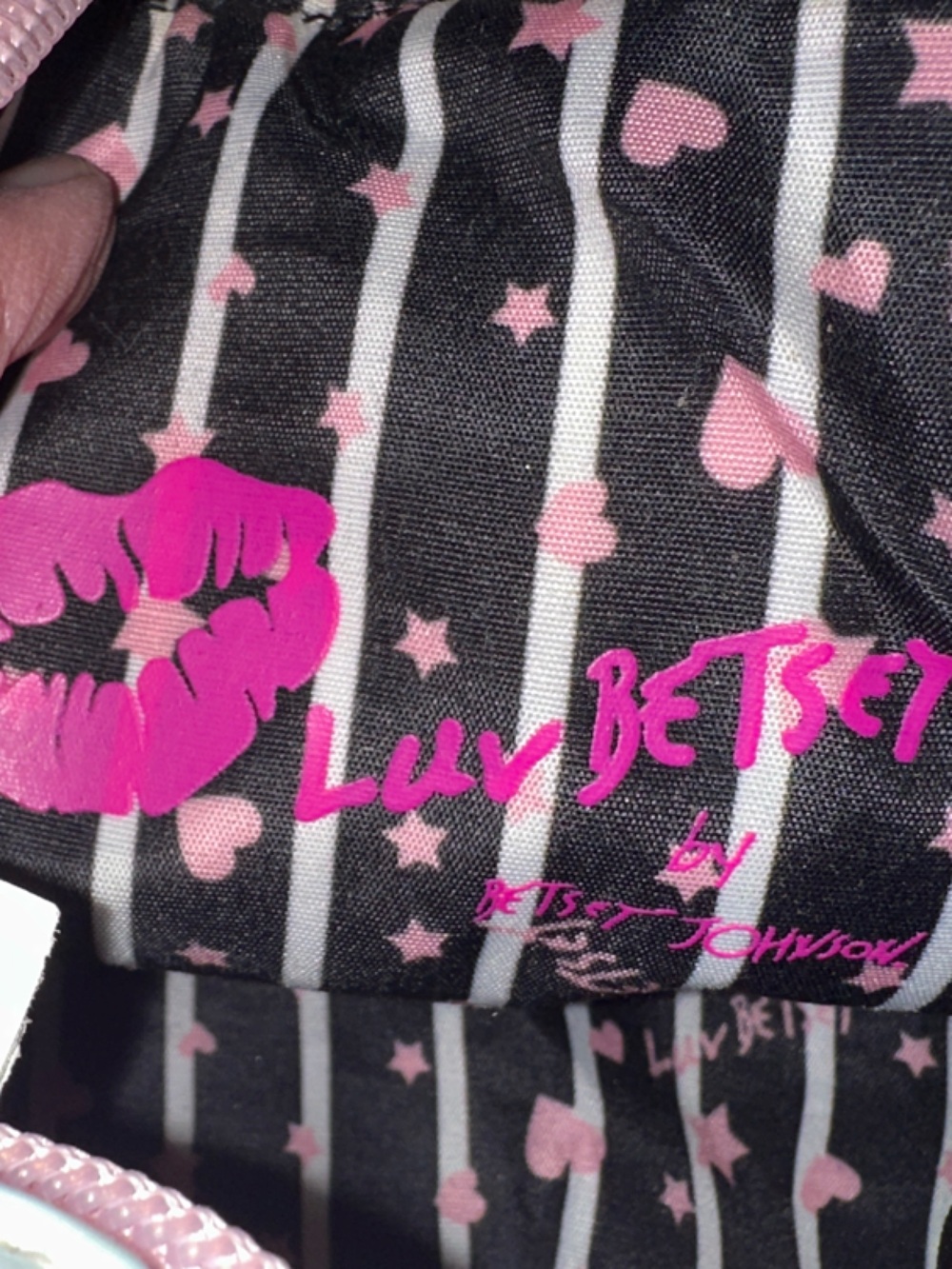 Luv Betsey by Betsey Johnson - Pastel Cat Mini Satchel Bag - Picture 8 of 15